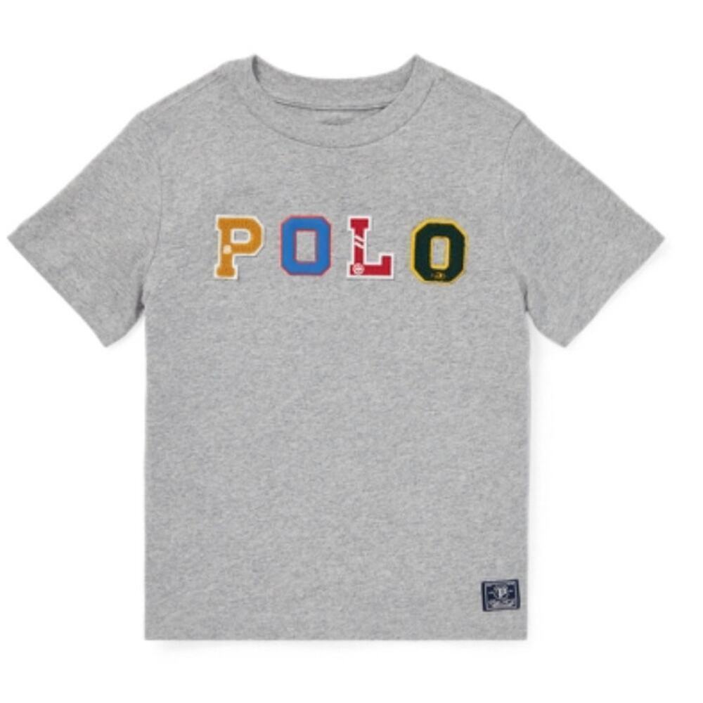Polo Ralph Lauren Signature Fit Graphic T-Shirt Short Sleeve Gray Size S/8